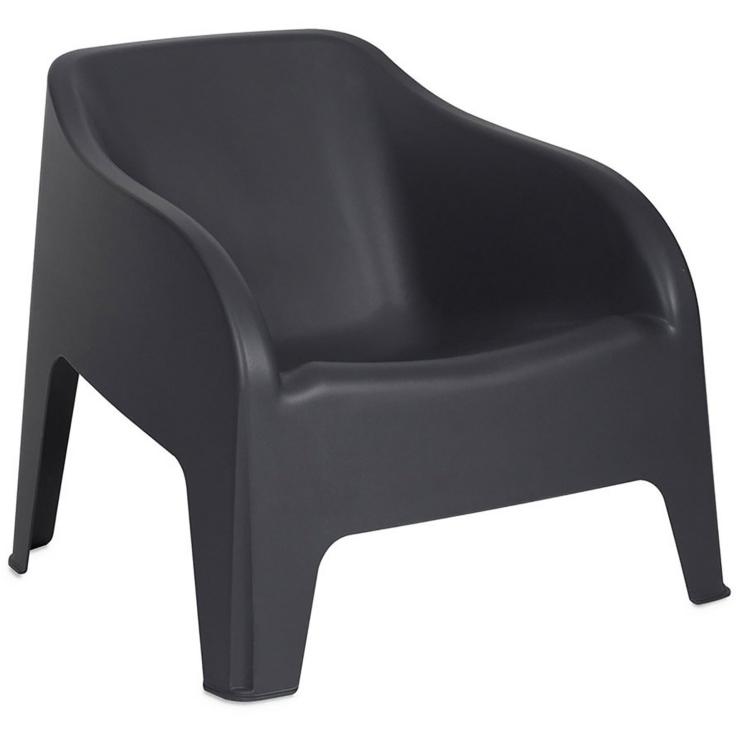 TOOMAX - Poltrona da esterno Petra Antracite - h70x79x76,5 cm